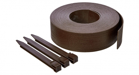 Gradinarit - Margine pentru gazon Amazon Basics de 8 cm cu țepușe