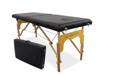 Masa de masaj pliabila Mobiclinic CM-01Basic, 180 x 60 cm, negru [0]