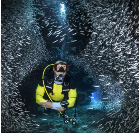 Mască de scufundări pentru adulți Pano 3 EXP VISION, anti-aburire [8]