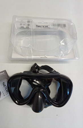 Mască de scufundări SEAC Salina SLT, unisex-adult, negru [1]