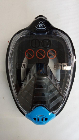 Masca snorkeling CRESSI Bali pe toată fața, lentilă anti-aburire [2]