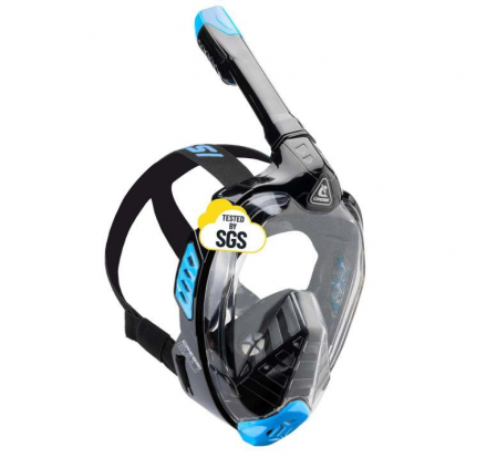 Masca snorkeling CRESSI Bali pe toată fața, lentilă anti-aburire [0]