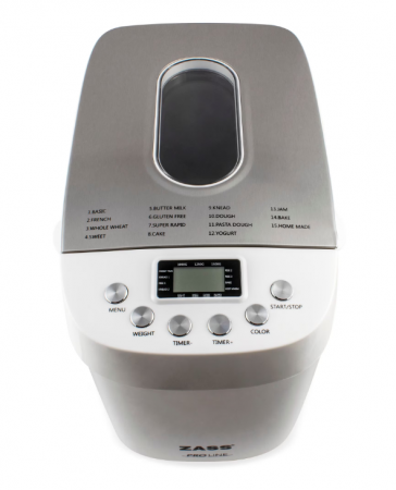 Masina de facut paine Zass ZBM 04, 15 programe coacere si framantare, (1000 - 1250 - 1500 g) [1]