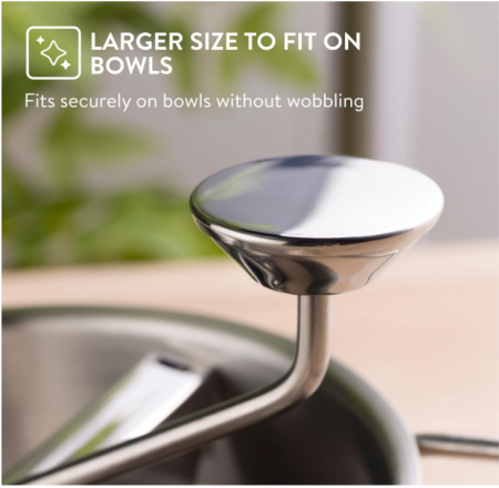 Masina de pasat/macinat, Moara rotativa Navaris din otel inoxidabil cu 3 discuri, 20 cm diametru [5]