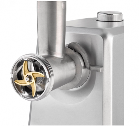 Mașină de tocat carne CASO FW 2500, motor de 2500 W, lamă durabilă din titan, Silver [5]