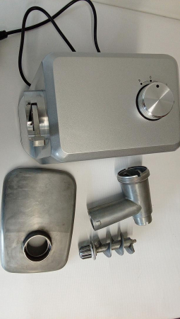 Mașină de tocat carne CASO FW 2500, motor de 2500 W, lamă durabilă din titan, Silver [2]