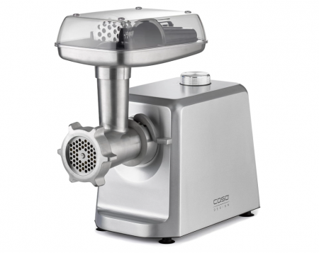 Blendere & Tocatoare - Mașină de tocat carne CASO FW 2500, motor de 2500 W, lamă durabilă din titan, Silver
