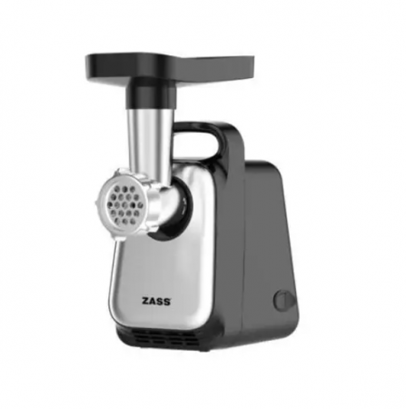 Produse RESIGILATE Zass, Sero si Trisa - Masina de tocat carne cu accesoriu de rosii Zass ZMG 08, Putere 1300W, 1,3 kg carne/min
