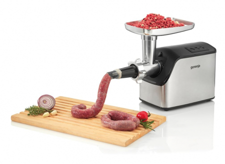 Masina de tocat carne GORENJE MG2202SXE, 2.2kg/min, 2200W, argintiu-negru [10]