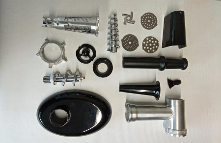 Masina de tocat carne VORTEX VO4018RD, 1kg/min, 1600W, accesoriu suc de rosii/carnati [3]