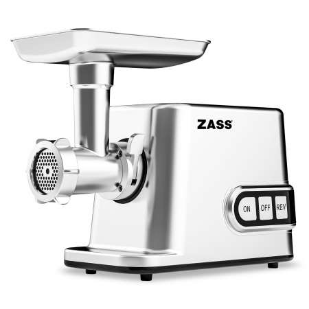 Produse RESIGILATE Zass, Sero si Trisa - Masina de tocat electrica cu accesoriu de rosii Zass ZMG 10, Putere 3000W, 3 discuri incluse