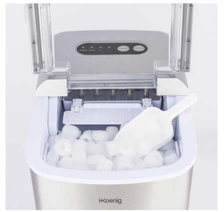 Mașină pentru cuburi de gheață H.Koenig KB20, 12 kg în 24 de ore, 2.1L, gata in 13 min [6]
