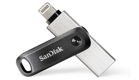 Memorie USB SanDisk iXpand Go de 64 GB, cu conectori Lightning și USB 3.0 [0]