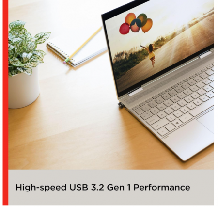 Memorie USB SANDISK Ultra Fit, 64GB, USB 3.1, negru, până la 130 MB/s citire [2]