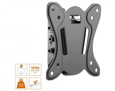 Metronic 451053 Suport pentru monitoare și televizoare de 13-28" (33-71cm), înclinabil, negru [2]