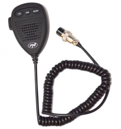 Microfon cu 6 pini cu parte metalica pentru statii radio PNI Escort HP 8000/9000 [3]