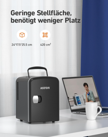 Mini Frigider 2 în 1 AstroAI, 4 litri, cu funcție de răcire și încălzire, 12 volți cu brichetă și priză de 230 volți [7]