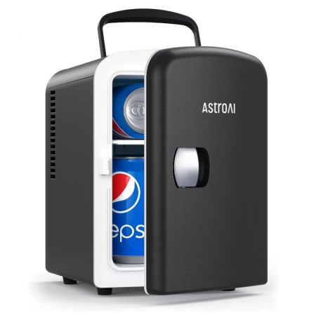 Mini Frigider 2 în 1 AstroAI, 4 litri, cu funcție de răcire și încălzire, 12 volți cu brichetă și priză de 230 volți [0]
