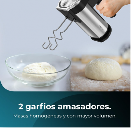Mixer Cecotec PowerTwist 500 Full Steel, 500 W, 5 viteze plus funcție Turbo [8]