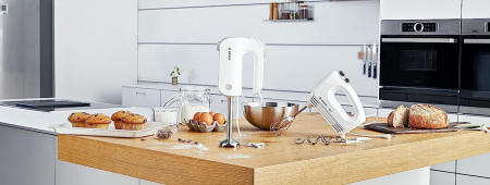 Mixer de mână Bosch CleverMixx MFQ24200, 4 nivele, silențios, 400 W [1]