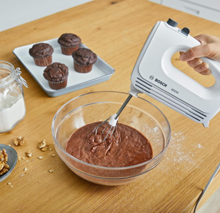 Mixer de mână Bosch CleverMixx MFQ24200, 4 nivele, silențios, 400 W [6]
