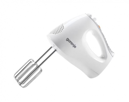 Mixer de mana GORENJE M450W, 450W, 5 trepte viteza, alb [0]