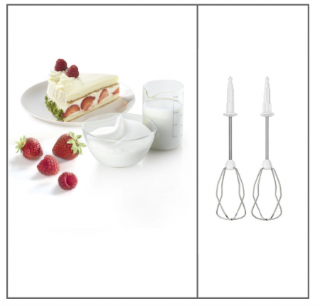 Mixer Siemens MQ95020N,  2 cârlige pentru aluat, 2 teluri, 300 W [3]