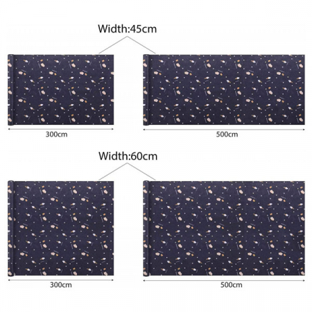 Mocheta LC&TEAM, textil, albastru inchis, 45 x 300 cm [3]