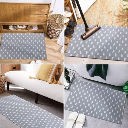 Mocheta LC&TEAM, textil, gri deschis, 45 x 500 cm [1]