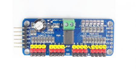 Hobby-uri creative - Modul driver Servomotor JZK PCA9685 16 canale 12 biți PWM pentru robot Arduino