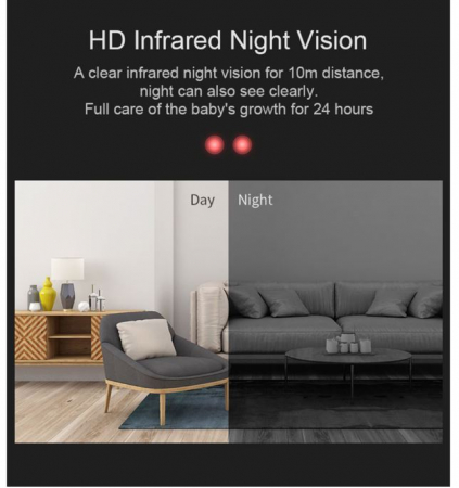 Monitor video pentru bebelusi Mappy Wireless Cam VBM20192, full HD, 2MP [5]
