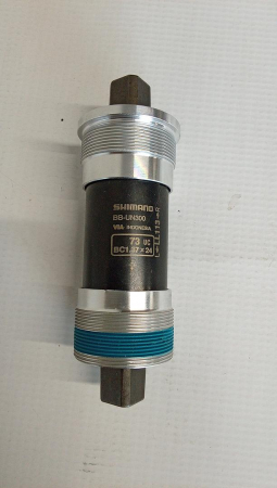 Monobloc pedalier cu filet britanic Shimano BB-UN300, 73-113 mm, argintiu [1]