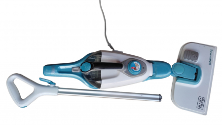 Mop cu abur BLACK+DECKER și mănușă STEAMITT, 1300W, 500 ml, FSMH1321JSM-QS [2]