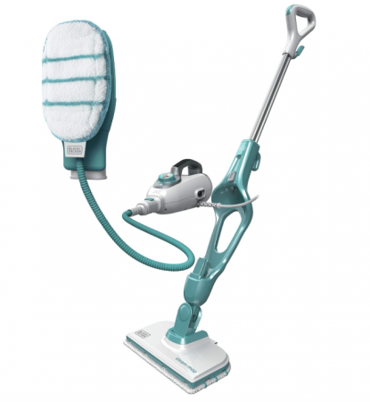 Mop cu aburi BLACK+DECKER și mănușă STEAMITT, 8 accesorii, Multifuncțional, 1300W, FSMH1351SM-QS [4]