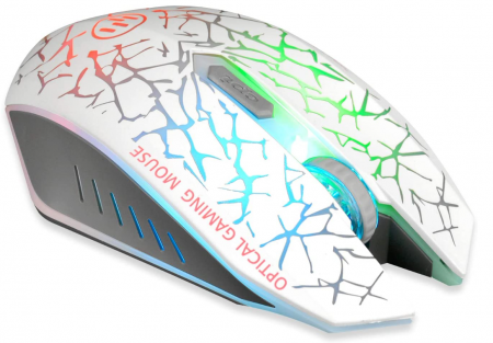 Mouse fără fir VEGCOO C12, reincarcabil, silențios, cu 2,4 GHz, până la 2400 DPI, alb [3]