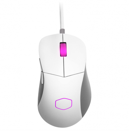 Tastaturi, Mouse și dispozitive de intrare - Mouse gaming Cooler Master MM730 RGB-LED, cu fir, 48 g,16K DPI, Alb