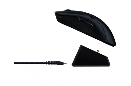 Mouse gaming wireless Razer Viper Ultimate & Dock, Ultrausor 74g, iluminare Chroma RGB, Negru [5]