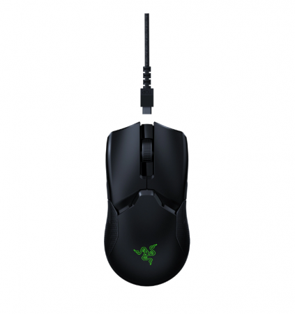 Mouse gaming wireless Razer Viper Ultimate & Dock, Ultrausor 74g, iluminare Chroma RGB, Negru [0]