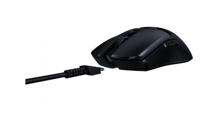 Mouse gaming wireless Razer Viper Ultimate & Dock, Ultrausor 74g, iluminare Chroma RGB, Negru [6]