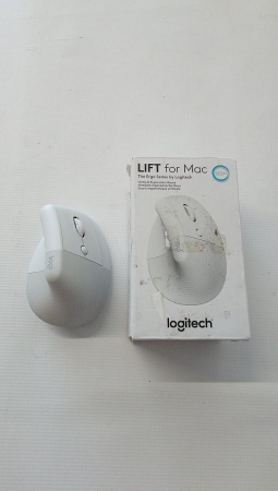 Mouse Logitech Lift Vertical Ergonomicfor Mac, Pale Grey [1]