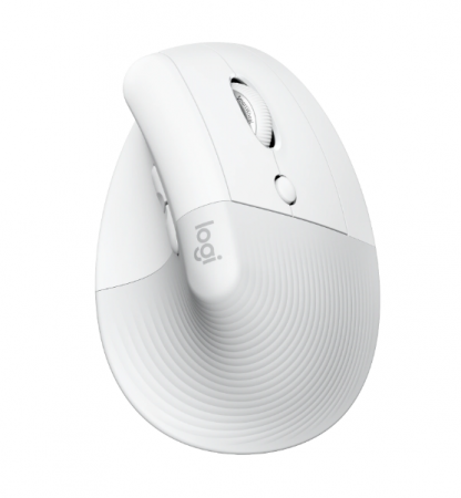 Tastaturi, Mouse și dispozitive de intrare - Mouse Logitech Lift Vertical Ergonomicfor Mac, Pale Grey