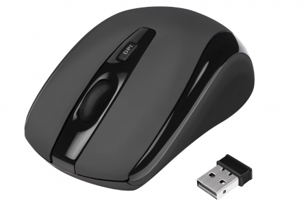 Tastaturi, Mouse și dispozitive de intrare - Mouse optic wireless LogiLink Micro 2.4G, negru