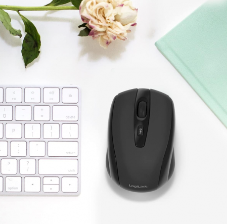 Mouse optic wireless LogiLink Micro 2.4G, negru [4]