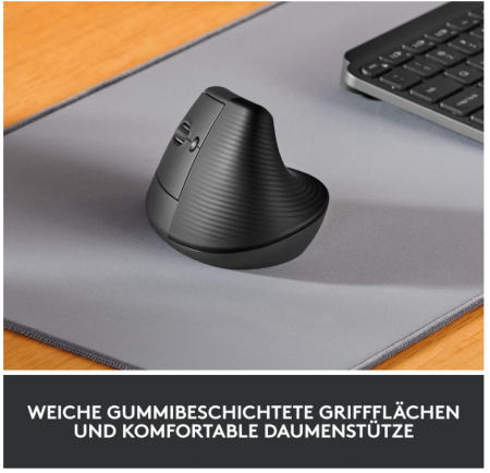 Mouse vertical Logitech Lift stangaci, Bluetooth, grafit [1]