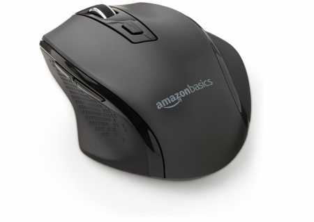 Tastaturi, Mouse și dispozitive de intrare - Mouse wireless Amazon Basics, 2.4 GHz , DPI reglabil, negru