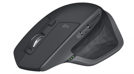 PC, Periferice & Software - Mouse wireless cu Bluetooth Logitech MX Master 2S gri