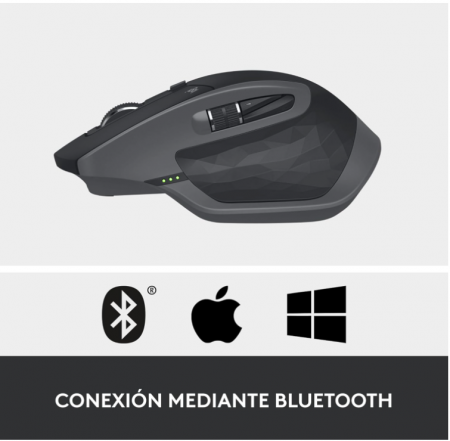 Mouse wireless cu Bluetooth Logitech MX Master 2S gri [7]