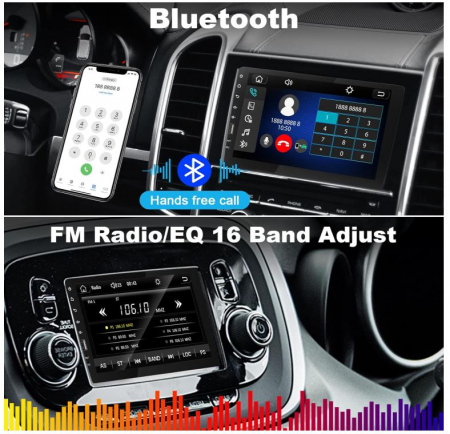 Multimedia Player auto X-REAKO, compatibil cu Apple CarPlay, 9 inch [6]