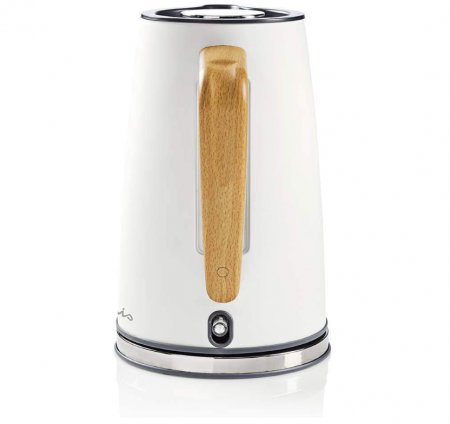 Nedis Fierbător de apa electric, Soft-Touch 1,7 L,  Alb [3]