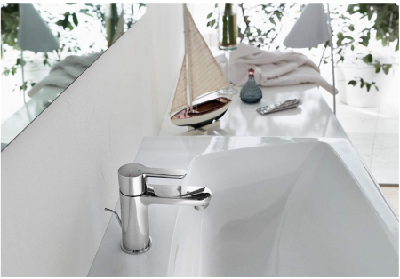 Nobili Baterie pentru lavoar, inox [2]